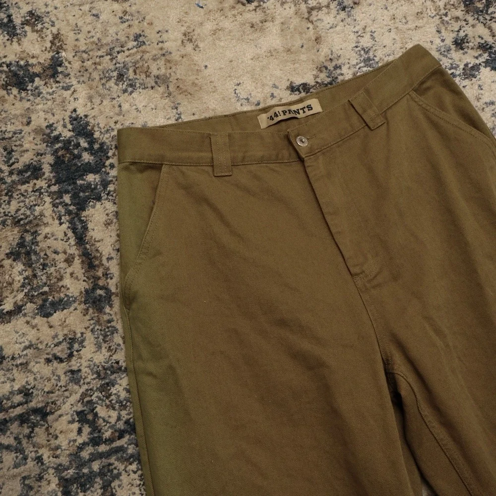 Polar Skate Co. '44! Pants Loose fitting Size Green Discolored